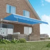 4.0m Budget Manual Awning, Azure Blue
